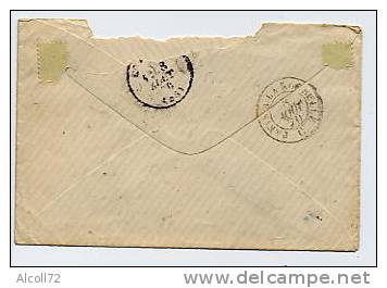 Lettre Avec Cachet ARMEE Du RHIN Du 4 Aout 1870 ,cachet Au Dos Paris à La Rochelle 8/08/1870 - Guerre De 1870