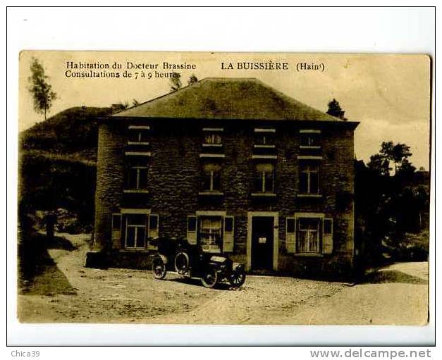 009378  -  La Buissière  -  Habitation Du Docteur Brassine  -  Consultations De 7 à 9 Heures - Merbes-le-Château