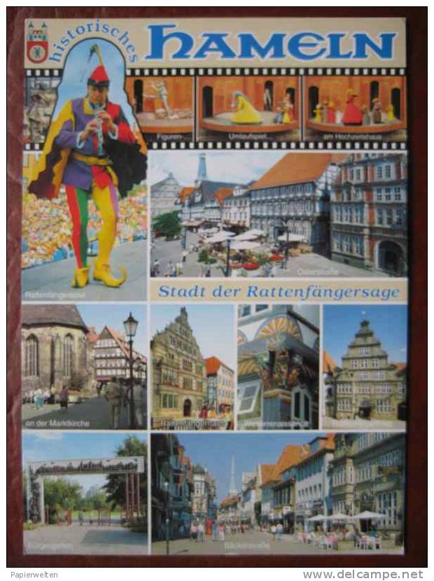 Hameln - Mehrbildkarte Historisches - Hameln (Pyrmont)