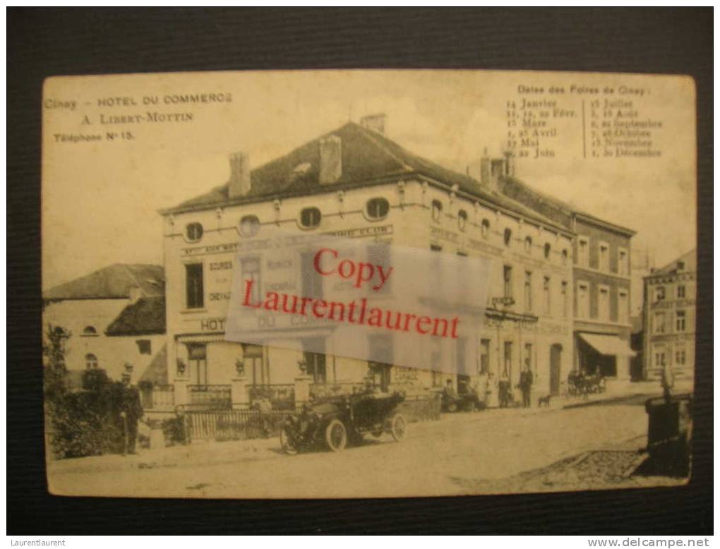 CINEY - Hôtel Du Commerce ( Voiture ) - Ciney