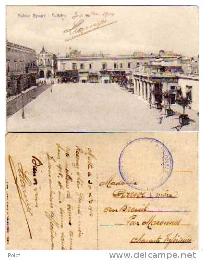 Valetta - Palace Square - Cachet Militaire -(7204) - Altri & Non Classificati