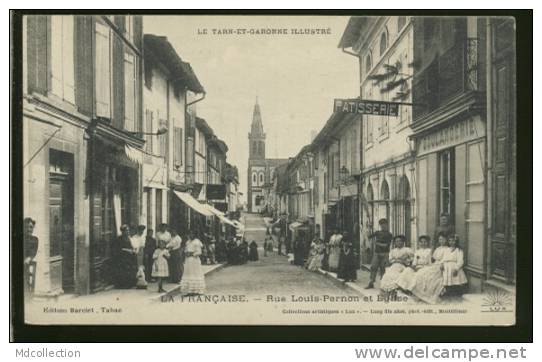 82 LAFRANCAISE / Rue Louis Pernon Et église / - Lafrancaise