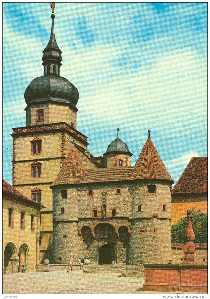 Germany - Deutschland - Wurzburg/Wuerzburg Festung Marienberg Scherenbergtor Postcard [P779] - Wuerzburg