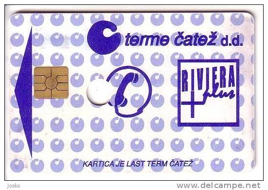 TERME CATEZ ( Slovenia - Rare ) * Hotel Phone Card Thermae Catez - Slovenia * Rarity ! - Slowenien