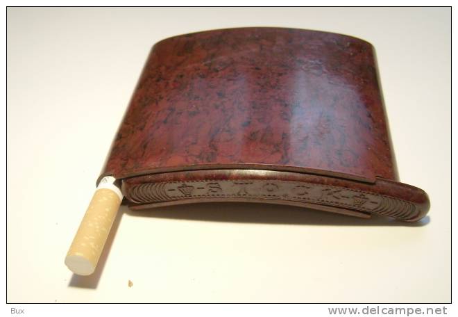 STOCK  LIQUORE  PUBBLICITA   VINTAGE KINCRAFT CIGARETTE CASE -  VECCHIO PORTA SIGARETTE  CARTE 71412009 - Sigarettenkokers (leeg)