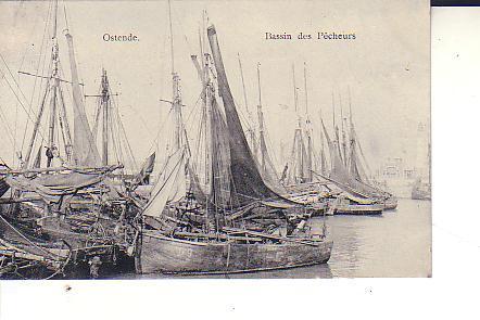 Bassin Des Pêcheurs à Ostende - Fishing Boats