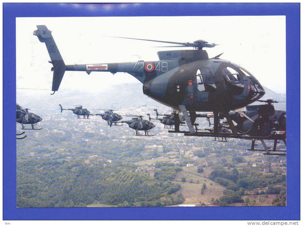 ITALIA 2006 CP NUMERATA, 72° STORMO ELICOTTERI NH500E, IN CAMPO PER SOLIDARIETA'. TROFEO MOSCARDINI. ANNULLO FROSINONE - Helicópteros