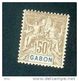 GABON N°28 N* TB COTE 18 EUROS - Autres & Non Classés