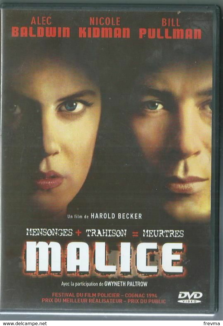 Dvd Malice - Politie & Thriller