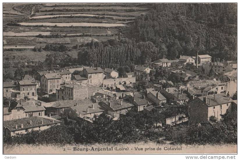 2 BOURG ARGENTAL - Vue Prise De Cotaviol - Bourg Argental