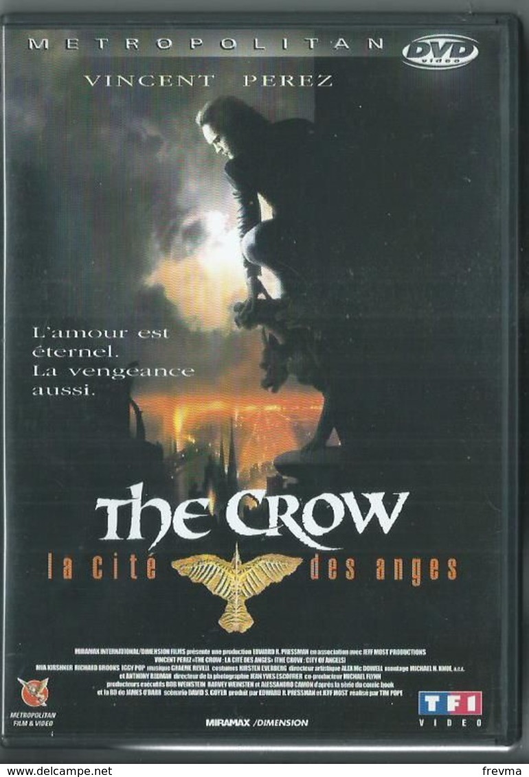 Dvd The Crow La Cité Des Anges - Mystery