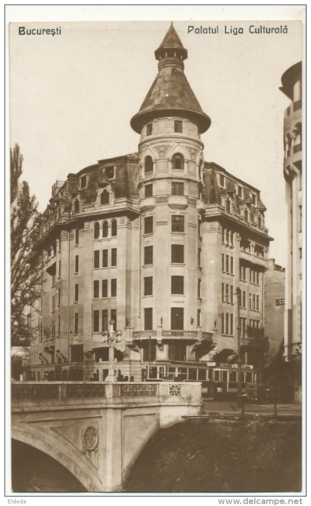 Bucuresti Palatul Liga Culturala Tramway , Tram - Roumanie