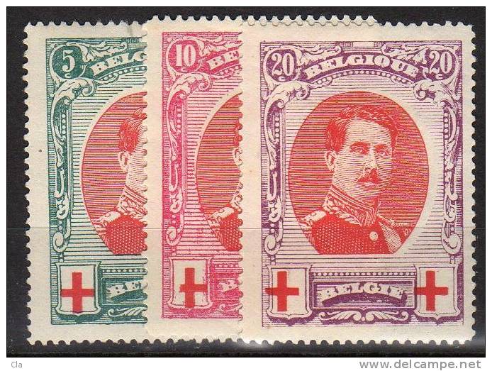 132/4  *  Cob 100 - 1914-1915 Red Cross