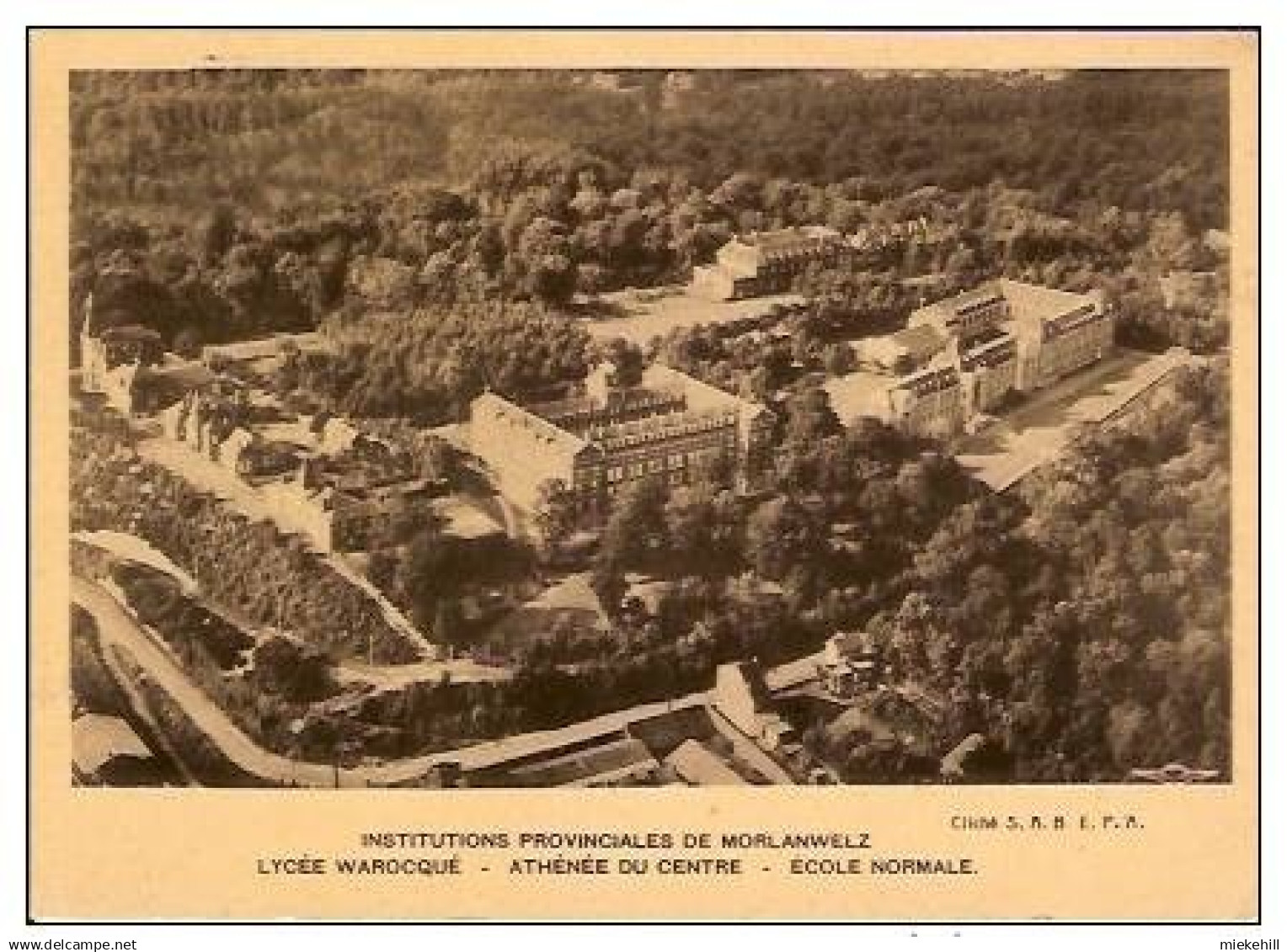 MORLANWELZ-VUE AERIENNE(Sabepa)-LYCEE WAROCQUE-ATHENEE-ECOLE NORMALE - Morlanwelz