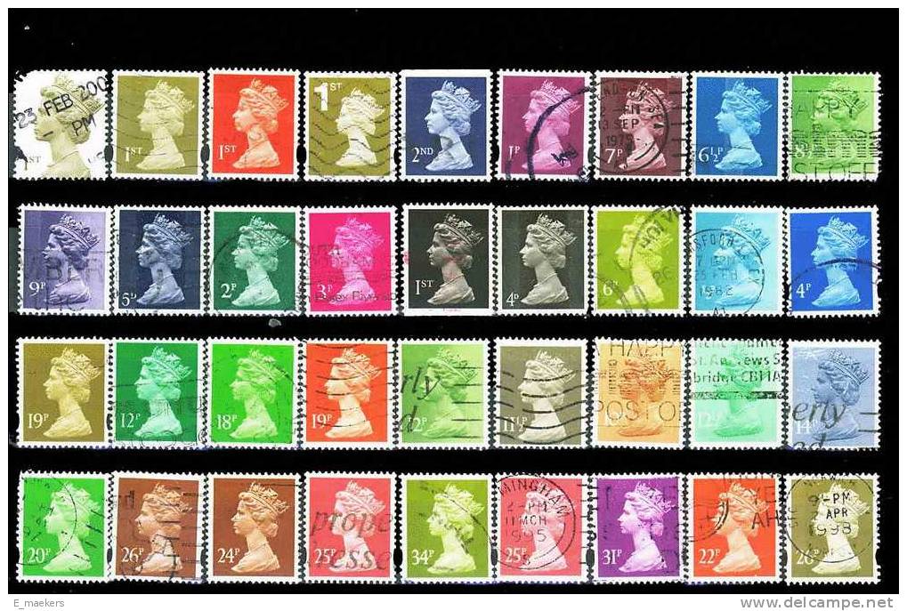 Mooi Lotje Elizabeth II - USED / GESTEMPELD / OBLITERE - Vrac (max 999 Timbres)