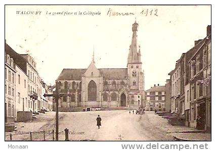 WALCOURT - La Grand'Place Et La Collégiale - Walcourt