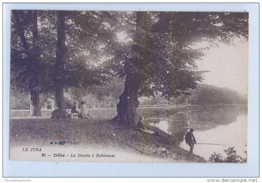 20. DOLE - LE DOUBS à ROBINSON - PECHEUR - Dole