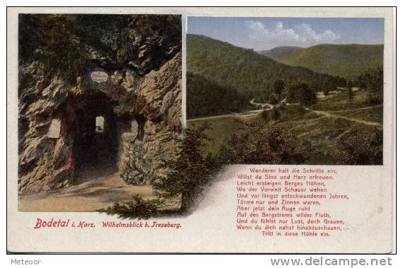 Bodetal Im Harz. -  Wilhelmsblick B. Treseburg - Unterharz