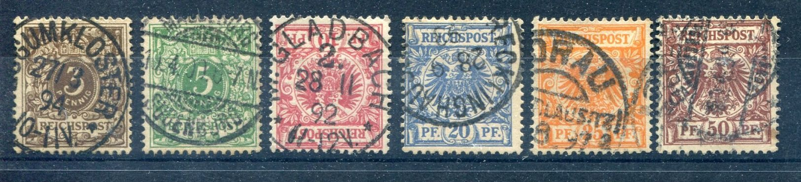 Deutsches Reich     Reichsadler Im Kreis       Mi.   45-50 O  Siehe Bild - Usados