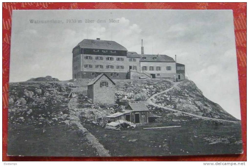== Watzmannshaus, 1917 Huttestempel - Bad Reichenhall