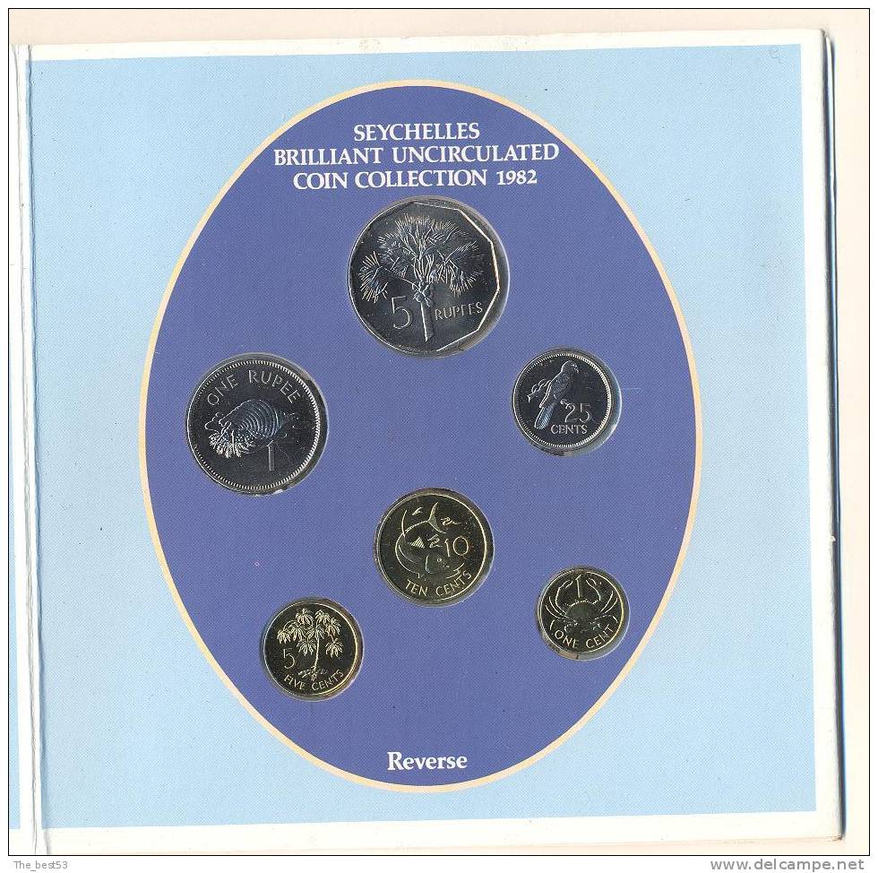 Seychelles  Fleur De Coin  1982   6 Monnaies - Seychelles