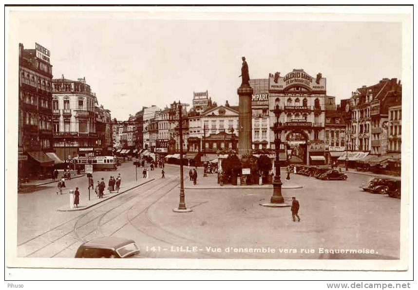 *898*  LILLE :vue S'ensemble Vers Rue Esquermoise - Boulouris