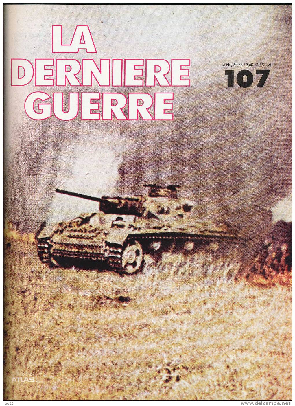 LA  DERNIERE  GUERRE  N° 107 à 121 - Frans