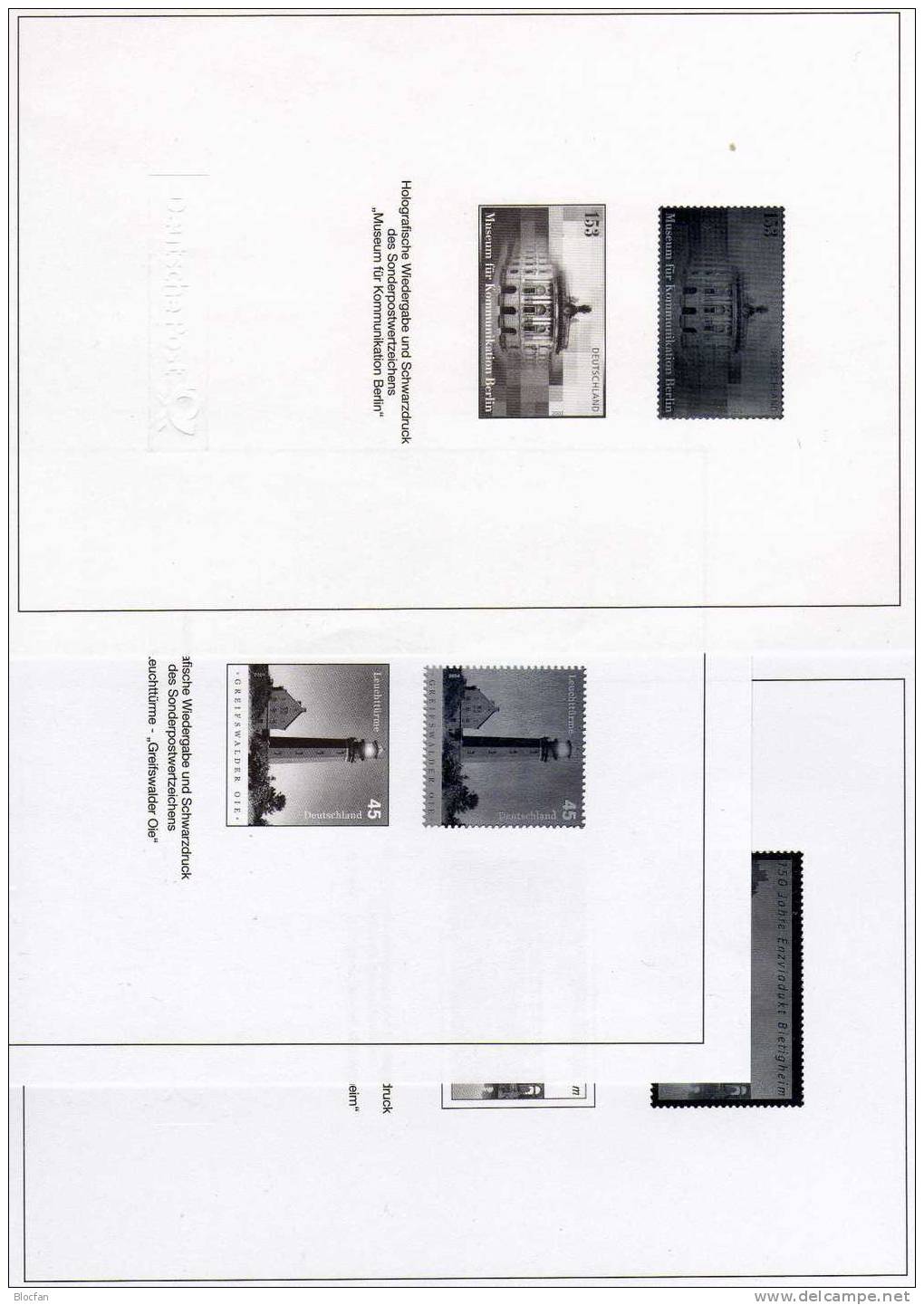 4 Hologramme Der EURO-Jahresblocks 2002 Bis 2005 ** 320€ - Vrac (min 1000 Timbres)