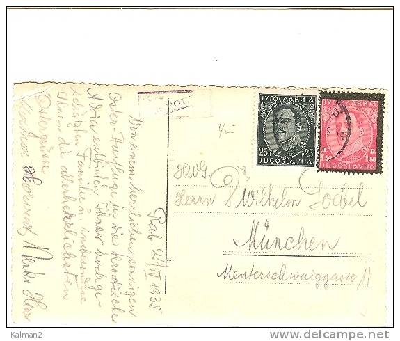 742  -  RAB, Viaggiata 2.4.1935 - Lettres & Documents