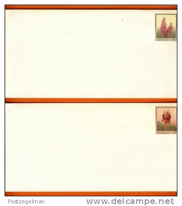 AUSTRALIA 7 Mint Covers  With Preprinted Flowerstamps - Other & Unclassified