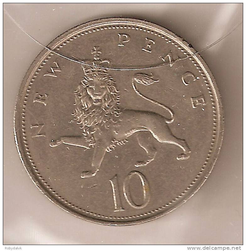 GRAN BRETAGNA - 10 Nuovi Pence  - 1974 - 10 Pence & 10 New Pence