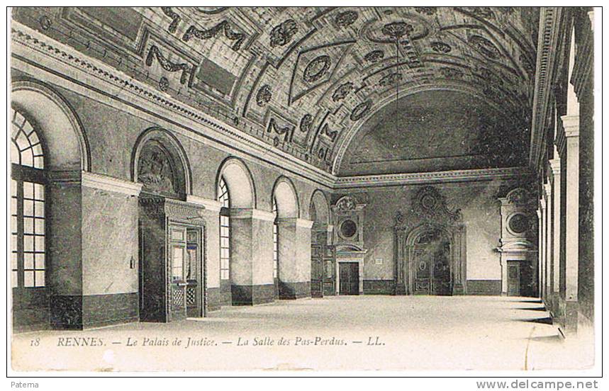 Postal, RENNES-ILLE Et VILAINE 1905 (Francia) ,, Post Card - 1903-60 Semeuse Lignée