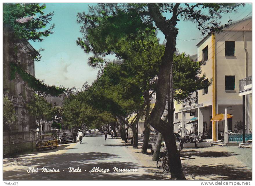 $3-0085 - SILVI MARINA - TERAMO - VIALE - ALBERGO MIRAMARE - F.G. - VIAGGIATA - Teramo