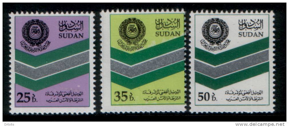 SUDAN / 1997 / MICH. 505-7 / 25TH ANNIV. OF POLICE FORCE / MNH / VF . - Sudan (1954-...)