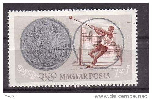 HONGRIE  N° 1708 **    JO  1964  Lancer Du Marteau - Athlétisme