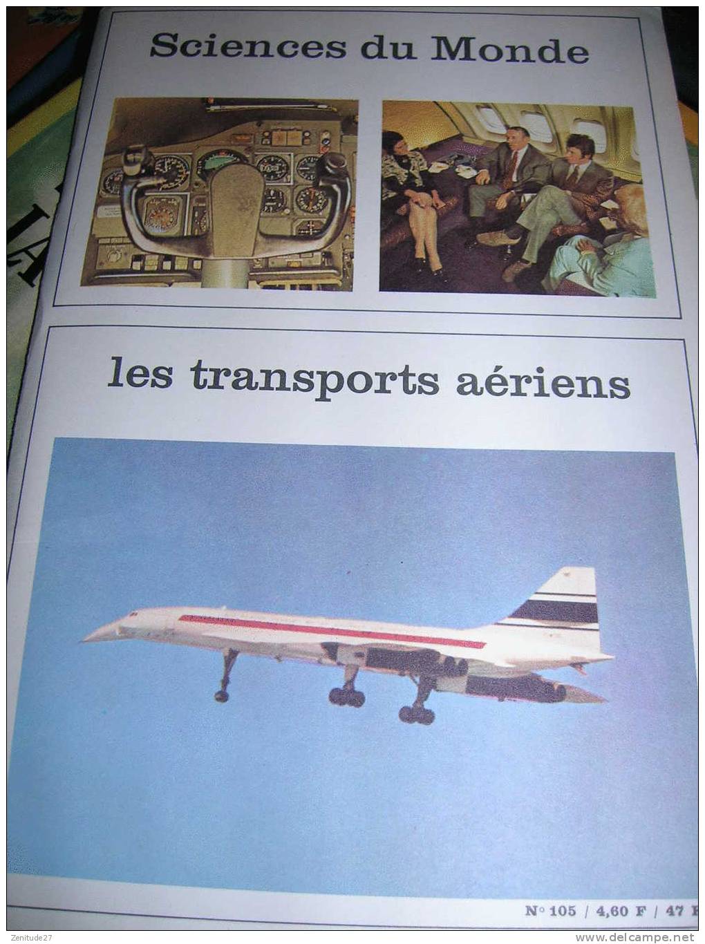 Collection SCIENCES DU MONDE - Le Transport Aérien - N° 105 - 1972 - Luftfahrt & Flugwesen