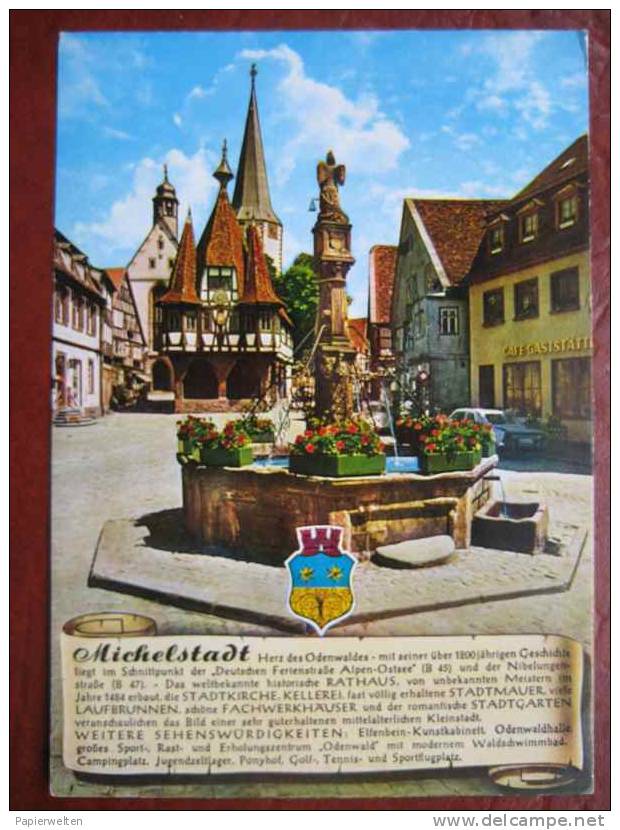 Michelstadt - Marktplatz + Kurze Geschichte - Michelstadt