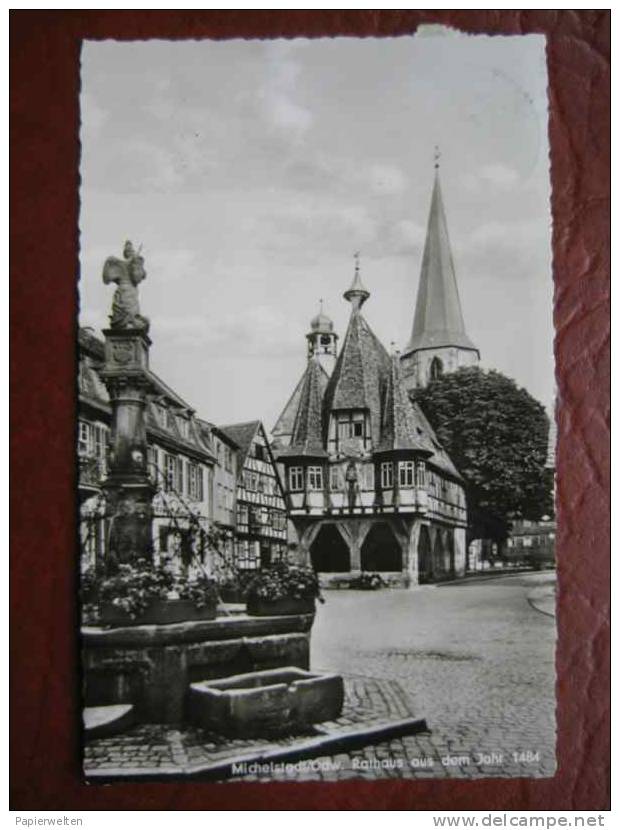 Michelstadt - Brunnen Rathaus - Michelstadt