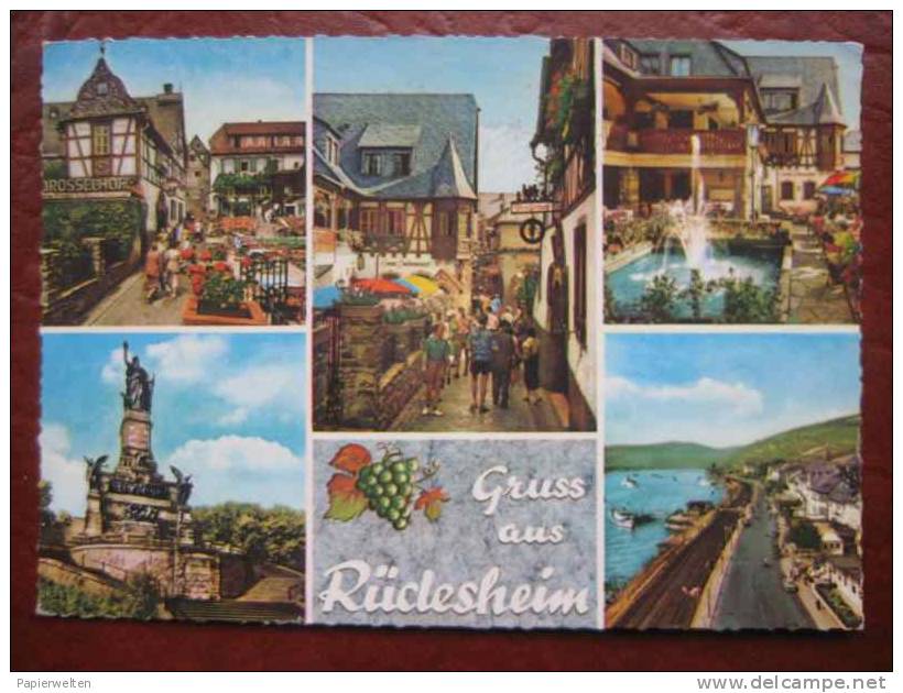 Rüdesheim - Mehrbildkarte - Ruedesheim A. Rh.
