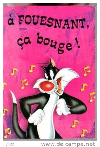 Jolie CP 29 à Fouesnant ça Bouge ! - Humour Gros Minet - Ed Looney Tunes Warner Bros 1998 - Fouesnant