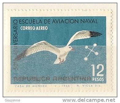 ARGENTINE   Cinquantenaire De L´Ecole D´aviation Navale  PA114** - Albatros & Stormvogels