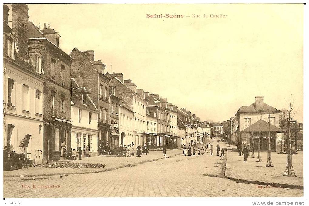 SAINT-SAENS  -  Rue Du Catelier - Saint Saens