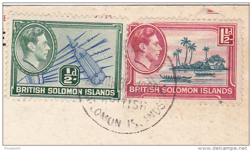 SALOMON   "DANS LE SILLAGE DE BOUGAINVILLE"   GUERRIERS - Islas Salomon