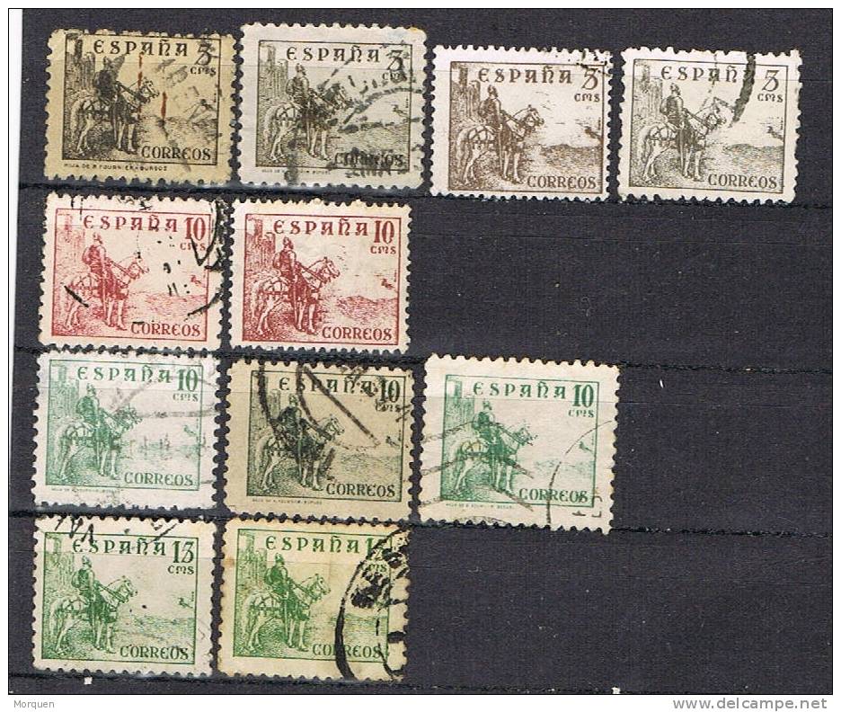 España Lote CID, Varias Emisiones Y Valores - Used Stamps