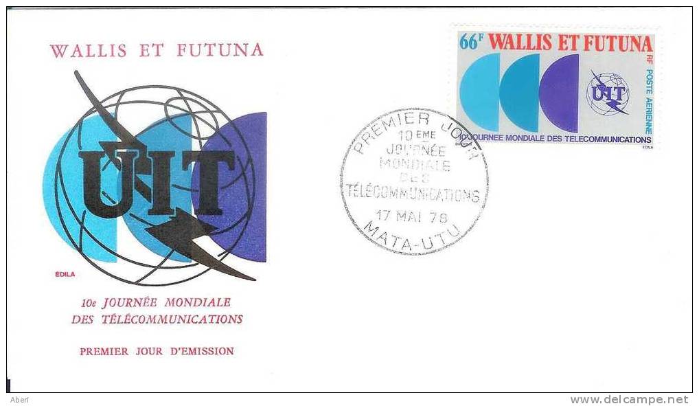 FDC 625  WALLIS Et FUTUNA - PA 84  TELECOMMUNICATIONS - FDC