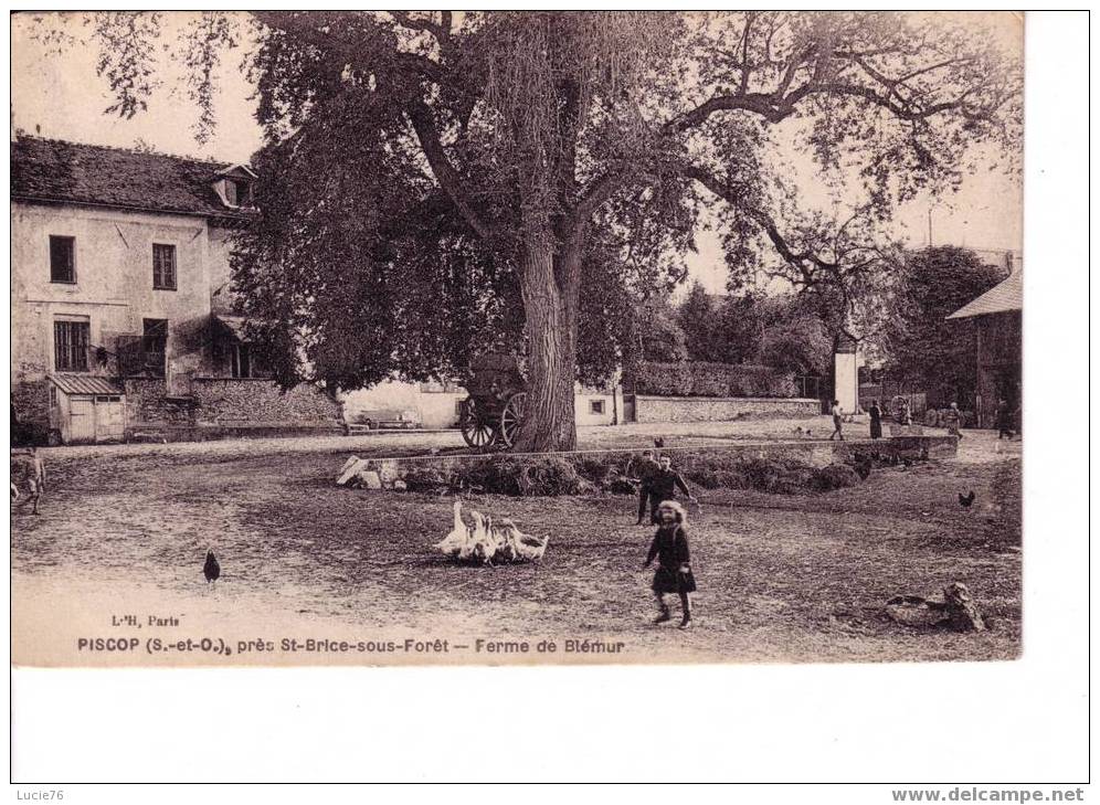 PISCOP  Près De SAINT BRICE SOUS FORET    -  Ferme De BLEMUR  -  Animée - Pontcelles