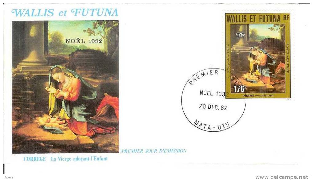 FDC 642  WALLIS Et FUTUNA - PA 121  NOËL 1982 - FDC