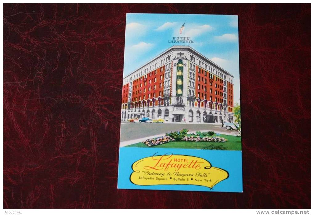 HOTEL LAFAYETTE "GATEWAY TO NIAGARA FALLS" LAFAYETTE SQUARE BUFFALO 5 NEW YORK  UNITED STATES  CARTE POSTALE CARD USA - Buffalo