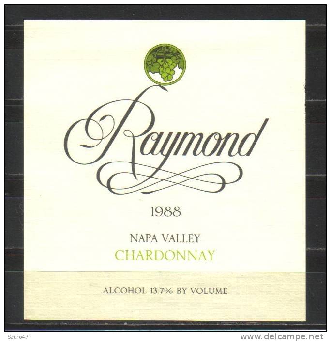 ET008 - CHARDONNAY - RAYMOND - NAPA VALLEY, USA - Blancs