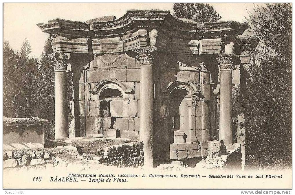 Liban.Baalbek , Temple De Vénus Belle Cpa. - Liban